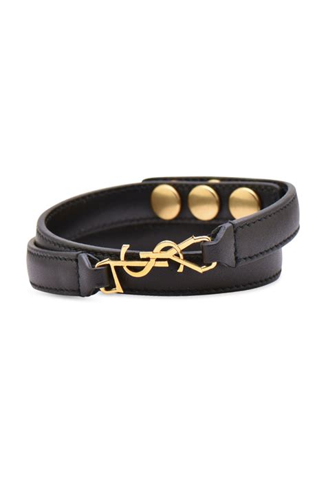 saint laurent bracelets|yves saint laurent leather bracelet.